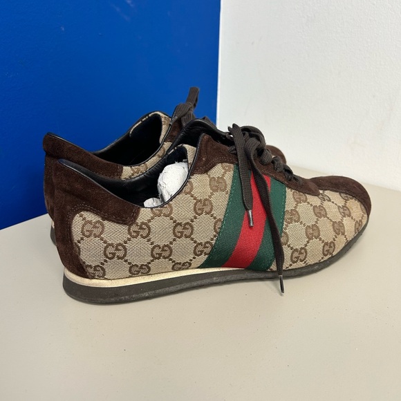 Gucci Cloth low trainers US 8 D Good condition Multicolour, Cloth - Picture 5 of 6